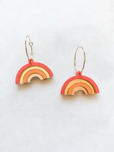 Load image into Gallery viewer, Mirrored Rainbow Earrings
